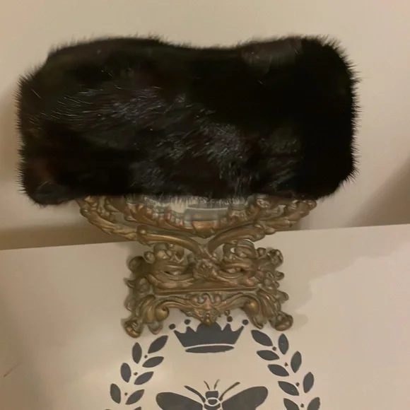 vintage fur beautiful made in Greece hat